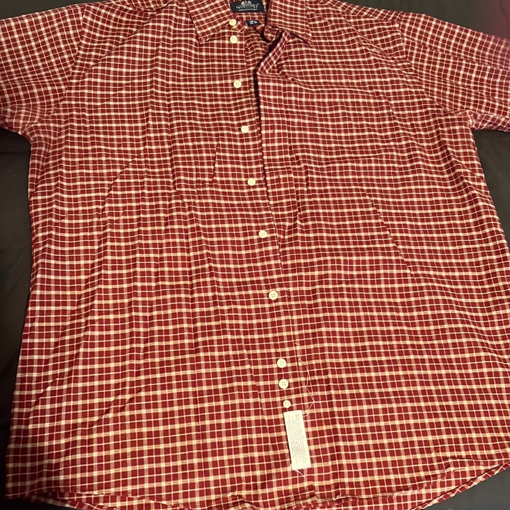 Men’s Long sleeve Plaid Dress shirt